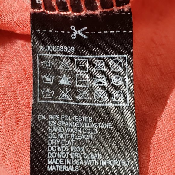 FOREVER 21+ Salmon Top Peplum Flared Square Neck Short-Sleeve Blouse, Size 1X - Picture 6 of 8